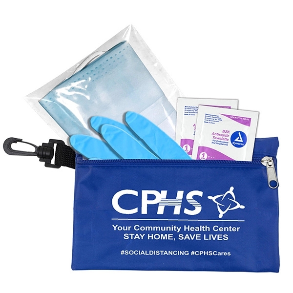 Hydra Protective Face & Gloves First Aid Kit in Zipper Pouch - Hydra Protective Face & Gloves First Aid Kit in Zipper Pouch - Image 5 of 20