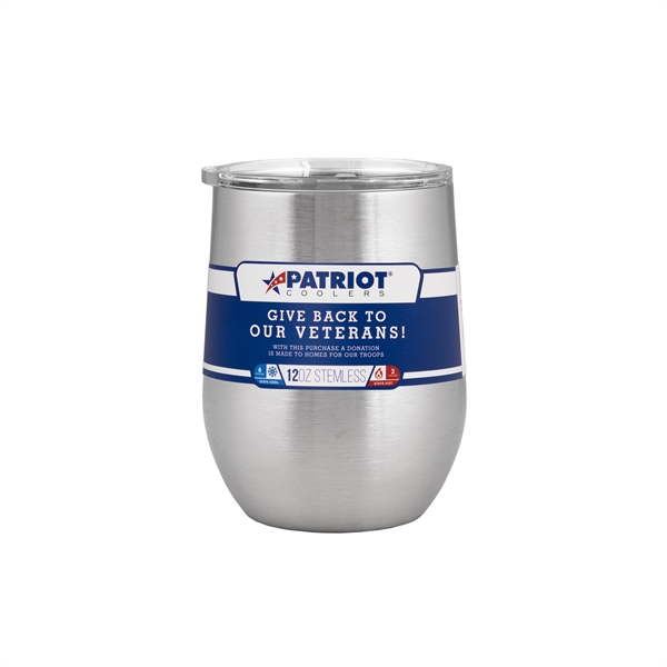 Patriot 12oz Stemless Tumbler - Patriot 12oz Stemless Tumbler - Image 14 of 15