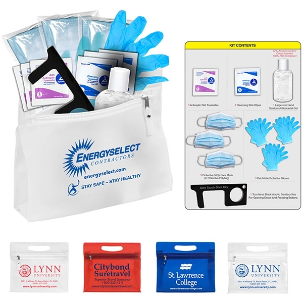 Ilene 14 Piece First Aid Carry ALL Kit inserted into Zipper