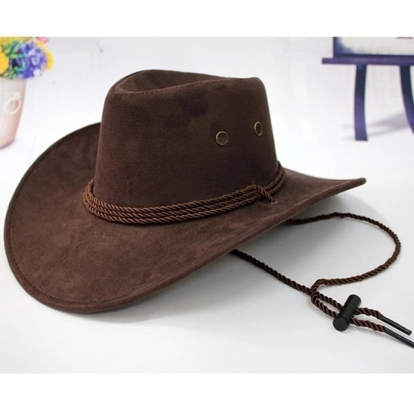 Western Suede Hat Cowboy Outdoors Caps - Western Suede Hat Cowboy Outdoors Caps - Image 1 of 3