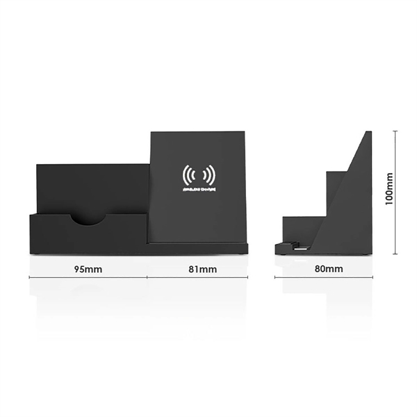 Desk Organizer with Fast Wireless Charger - Desk Organizer with Fast Wireless Charger - Image 3 of 3