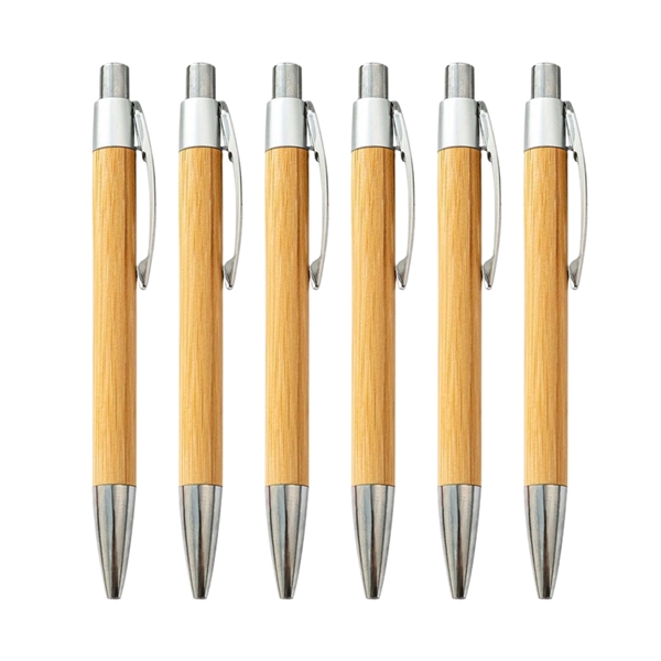 Retractable Bamboo Pen - Retractable Bamboo Pen - Image 1 of 2