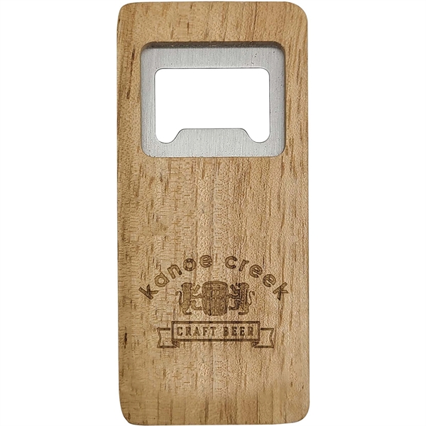 Bamboo Bottle Opener - Bamboo Bottle Opener - Image 0 of 1