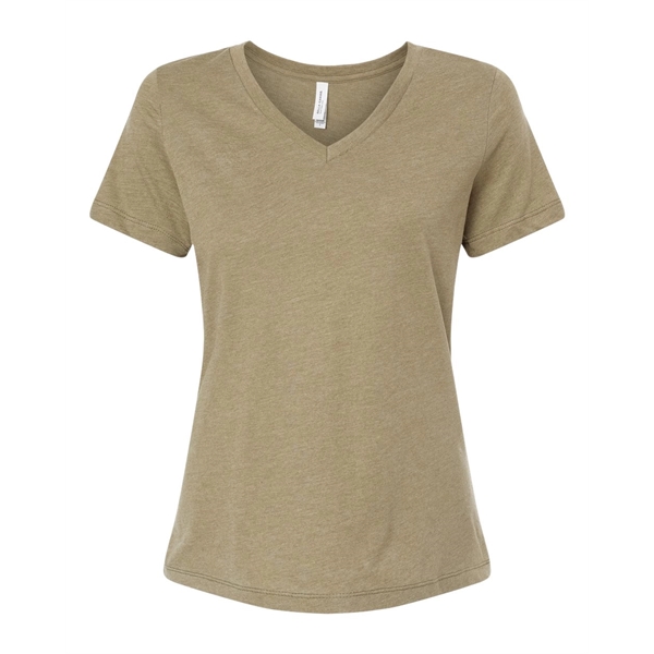 BELLA + CANVAS Women's Relaxed Heather CVC V-Neck Tee - BELLA + CANVAS Women's Relaxed Heather CVC V-Neck Tee - Image 17 of 26