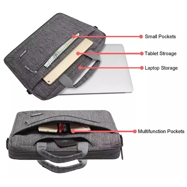 Laptop Sleeve w/ Carry Handle & Shoulder Strap - Laptop Sleeve w/ Carry Handle & Shoulder Strap - Image 2 of 4