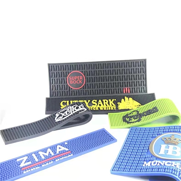 Custom Logo Rubber Bar Mat Soft PVC - Custom Logo Rubber Bar Mat Soft PVC - Image 1 of 3