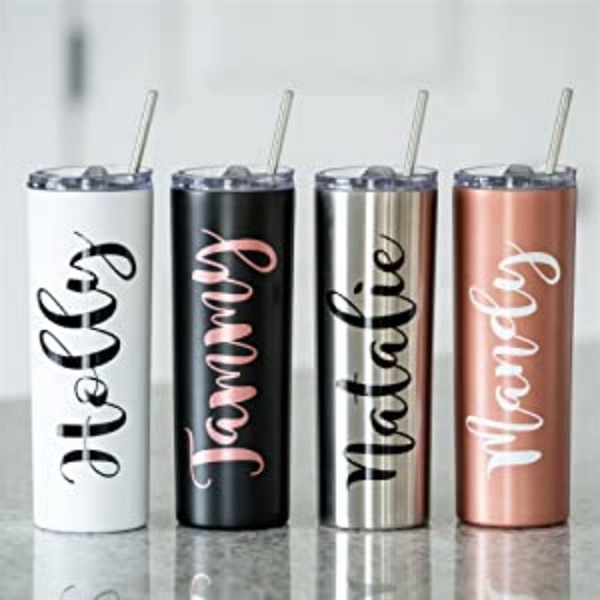 Stainless Water Bottle With Straws - Stainless Water Bottle With Straws - Image 1 of 8
