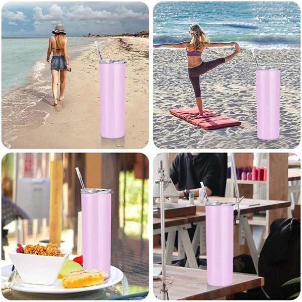 Stainless Water Bottle With Straws - Stainless Water Bottle With Straws - Image 8 of 8