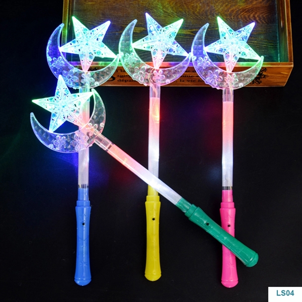LED Light Up Frozen Snowflake Wand Toy For Kids - LED Light Up Frozen Snowflake Wand Toy For Kids - Image 2 of 2