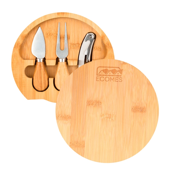 Gorgonzola Bamboo Cheese Board Set - Gorgonzola Bamboo Cheese Board Set - Image 0 of 1