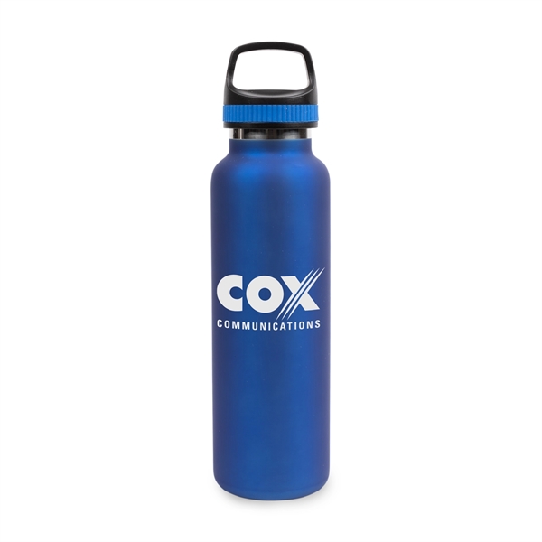 20oz. Stainless Steel Insulated Vacuum Bottle w/Handle Lid - 20oz. Stainless Steel Insulated Vacuum Bottle w/Handle Lid - Image 2 of 4