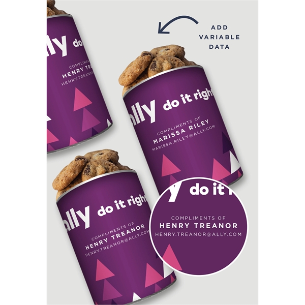 4in Custom Cookie Canister - 4in Custom Cookie Canister - Image 3 of 8