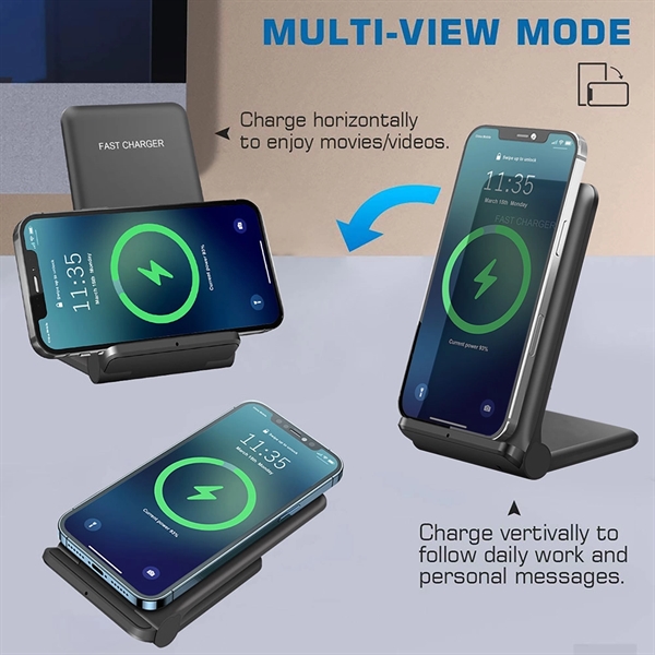 Foldable Wireless Charger *Fast Charge 15W* - Foldable Wireless Charger *Fast Charge 15W* - Image 3 of 6