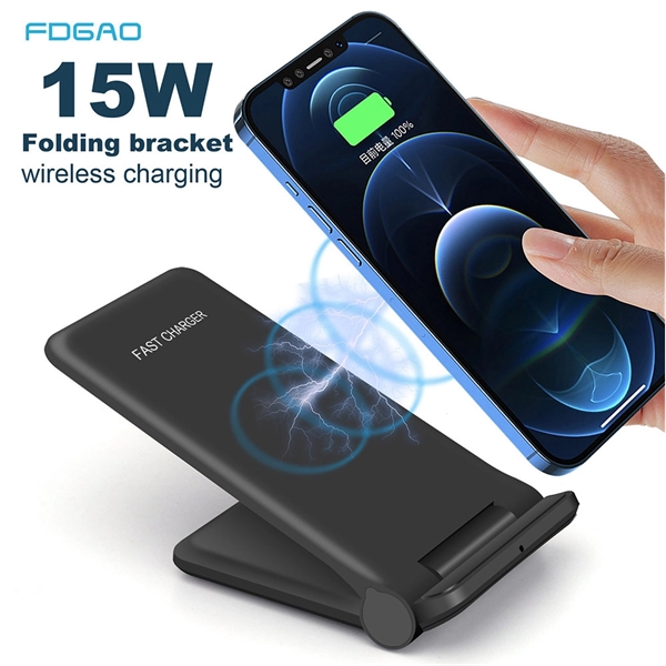 Foldable Wireless Charger *Fast Charge 15W* - Foldable Wireless Charger *Fast Charge 15W* - Image 2 of 6