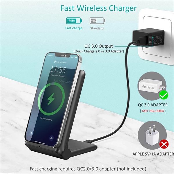 Foldable Wireless Charger *Fast Charge 15W* - Foldable Wireless Charger *Fast Charge 15W* - Image 5 of 6