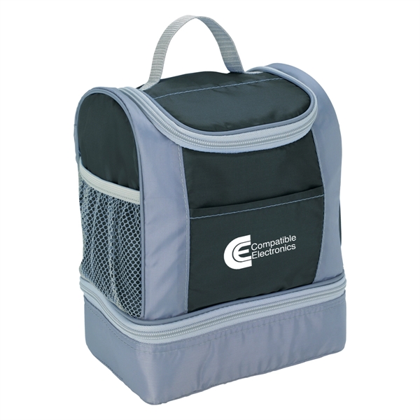 Two-Tone Kooler Lunch Bag - Two-Tone Kooler Lunch Bag - Image 1 of 9