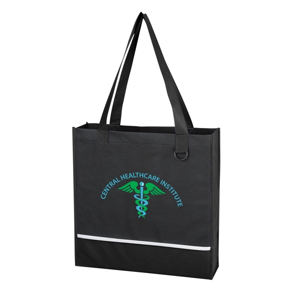 Non-Woven Accent Tote Bag - Non-Woven Accent Tote Bag - Image 1 of 13