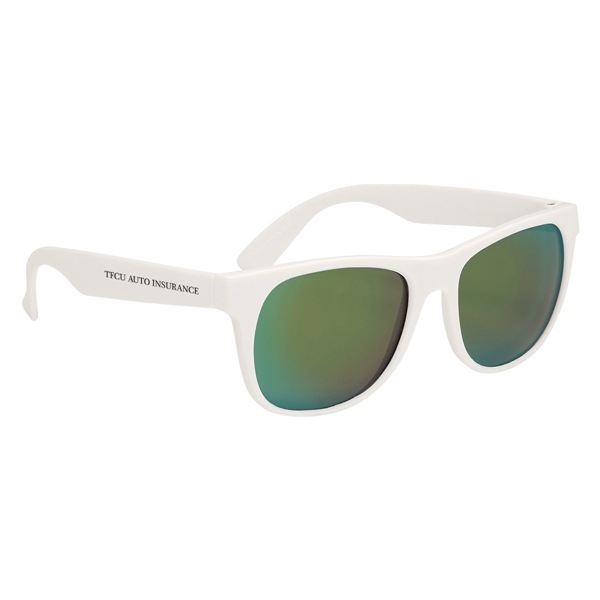 Rubberized Mirrored Sunglasses - Rubberized Mirrored Sunglasses - Image 17 of 17