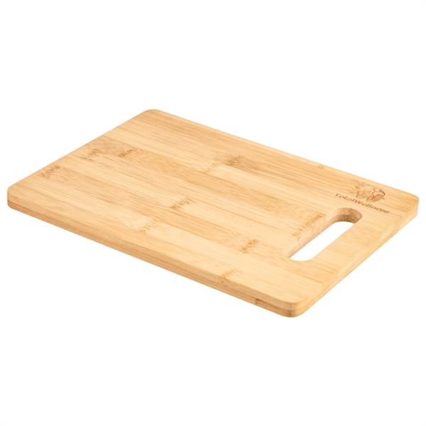 Large Bamboo Cutting Board w/ Handle - Large Bamboo Cutting Board w/ Handle - Image 2 of 2