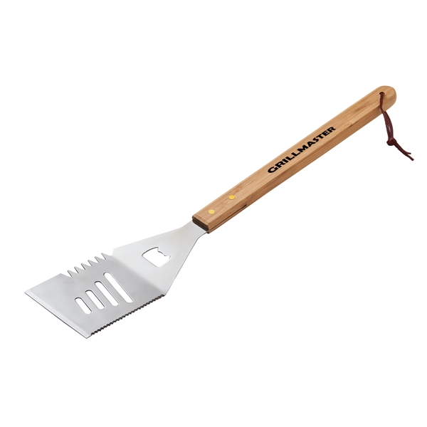 Multifunction Bamboo BBQ Spatula Tool - Multifunction Bamboo BBQ Spatula Tool - Image 0 of 2