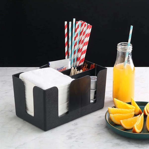 Plastic Bar Caddy Organizer - Plastic Bar Caddy Organizer - Image 3 of 4