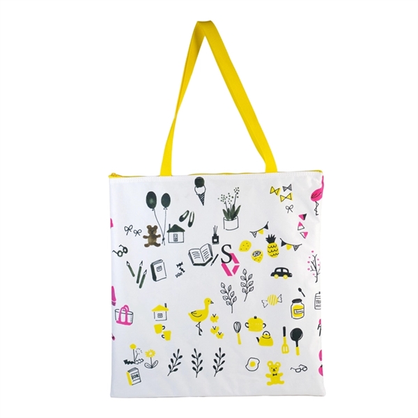Large Flat Tote (17.25"H x 18.5"W) - Large Flat Tote (17.25"H x 18.5"W) - Image 3 of 8