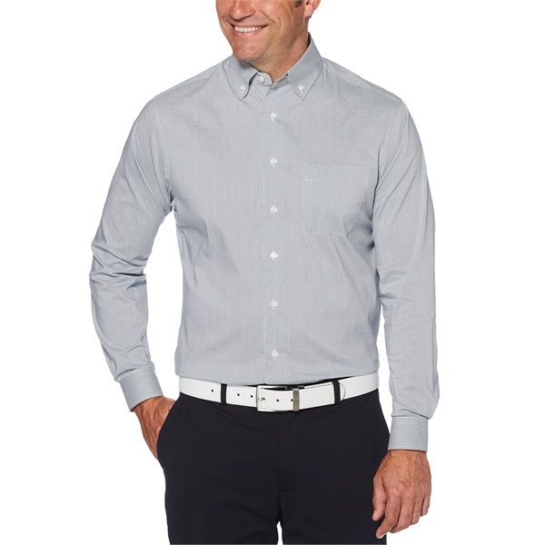 Men's Mini Grid Woven Shirt - Men's Mini Grid Woven Shirt - Image 4 of 5