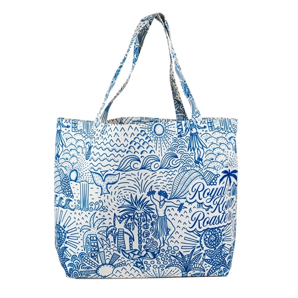 Sublimated Handles Large Bottom Gusset Tote - Sublimated Handles Large Bottom Gusset Tote - Image 0 of 1