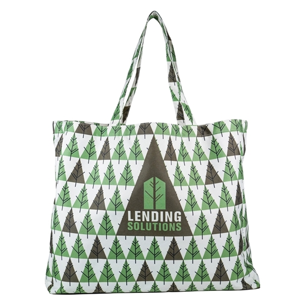 Sublimated Handles Large Full Side Gusset Tote - Sublimated Handles Large Full Side Gusset Tote - Image 0 of 0