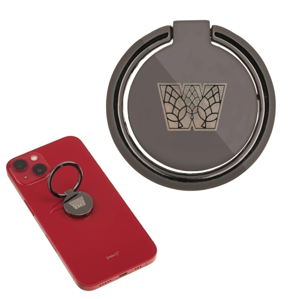 Metal Cell Phone Ring Holder & Stand - Metal Cell Phone Ring Holder & Stand - Image 0 of 2