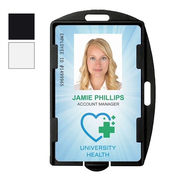 NextLife™  Eco-Friendly Rigid Multi-Card Badge Holder - NextLife™  Eco-Friendly Rigid Multi-Card Badge Holder - Image 0 of 4