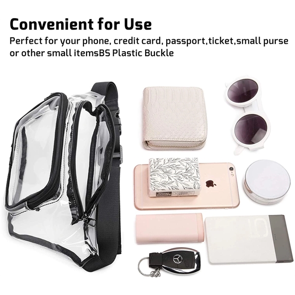 Transparent PVC waist bag - Transparent PVC waist bag - Image 1 of 5