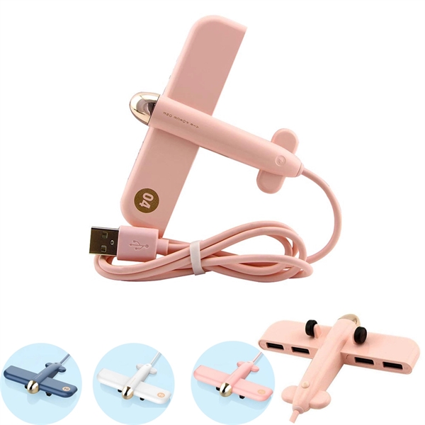 Creative Lightweight Multi Port USB Hub Aircraft Plane Shape - Creative Lightweight Multi Port USB Hub Aircraft Plane Shape - Image 0 of 3