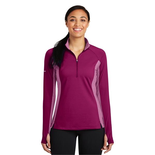 Sport-Tek Women's Sport-Wick Stretch Contrast 1/4-Zip Pul... - Sport-Tek Women's Sport-Wick Stretch Contrast 1/4-Zip Pul... - Image 6 of 25