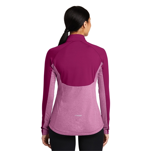 Sport-Tek Women's Sport-Wick Stretch Contrast 1/4-Zip Pul... - Sport-Tek Women's Sport-Wick Stretch Contrast 1/4-Zip Pul... - Image 7 of 25