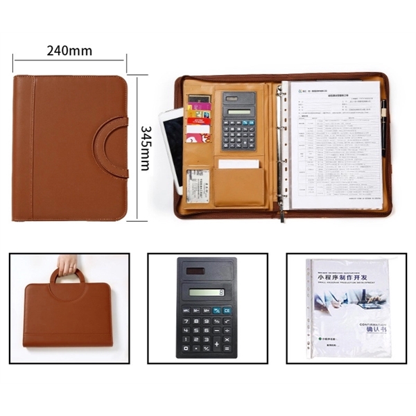 Portable Multifunctional Padfolio Folder - Portable Multifunctional Padfolio Folder - Image 3 of 3