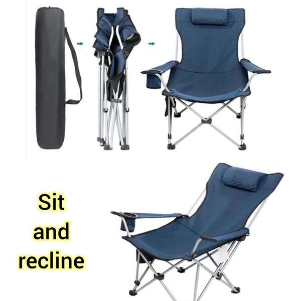 Foldable Camping Beach Chair - Foldable Camping Beach Chair - Image 2 of 5