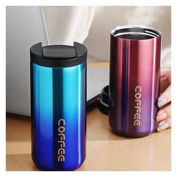 Insulated Stainless Vacuum Coffee Travel Mug 14 oz - Insulated Stainless Vacuum Coffee Travel Mug 14 oz - Image 2 of 2