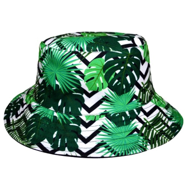 Sublimated Unstructured Bucket Hat w/ Imprint on Brim Inside - Sublimated Unstructured Bucket Hat w/ Imprint on Brim Inside - Image 4 of 6