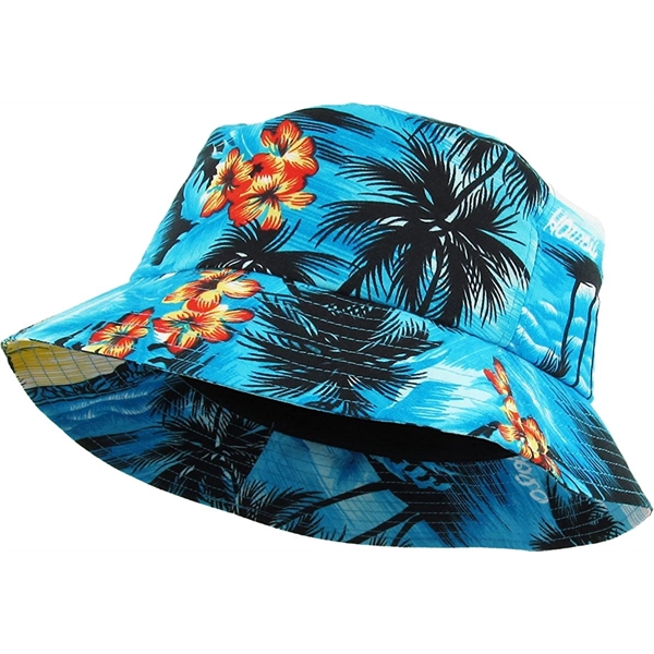 Sublimated Unstructured Bucket Hat w/ Imprint on Brim Inside - Sublimated Unstructured Bucket Hat w/ Imprint on Brim Inside - Image 6 of 6