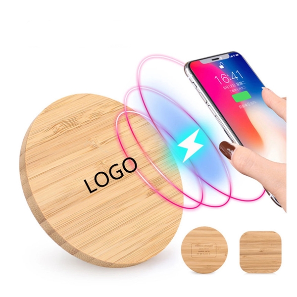Bamboo Cell Phone Wireless Charger - Bamboo Cell Phone Wireless Charger - Image 0 of 4
