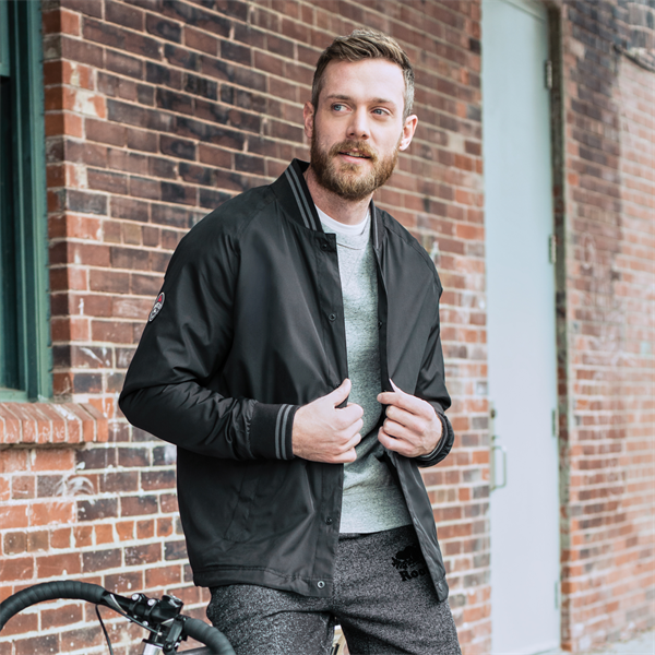 Mens HARGRAVE Roots73 Varsity Jacket - Mens HARGRAVE Roots73 Varsity Jacket - Image 5 of 5