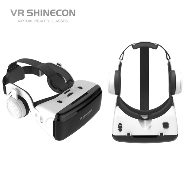 3D VR Virtual Reality Headset with Wireless Headphones - 3D VR Virtual Reality Headset with Wireless Headphones - Image 1 of 3