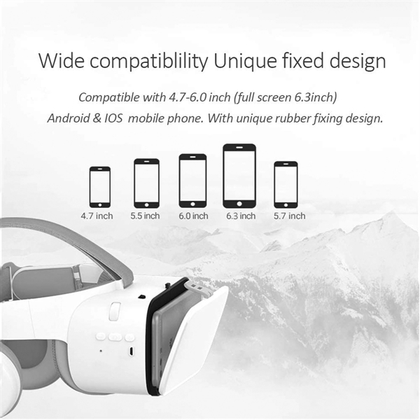 3D VR Virtual Reality Headset with Wireless Headphones - 3D VR Virtual Reality Headset with Wireless Headphones - Image 3 of 3