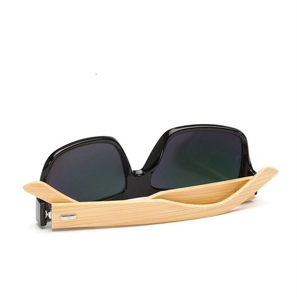 Polarized Bamboo Wood Sunglasses - Polarized Bamboo Wood Sunglasses - Image 2 of 4