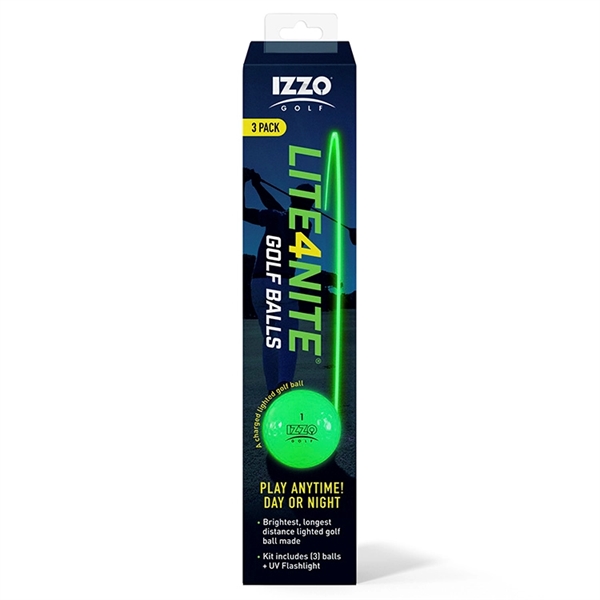 Izzo Lite4Nite Golf Ball Starter Kit - Izzo Lite4Nite Golf Ball Starter Kit - Image 0 of 4