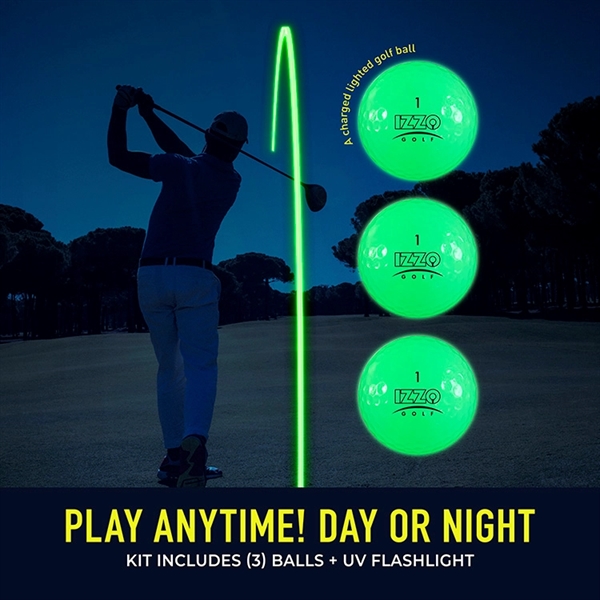 Izzo Lite4Nite Golf Ball Starter Kit - Izzo Lite4Nite Golf Ball Starter Kit - Image 2 of 4