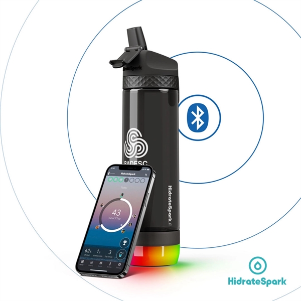 HidrateSpark® PRO Straw Tritan Water Bottle - 24oz - HidrateSpark® PRO Straw Tritan Water Bottle - 24oz - Image 1 of 14
