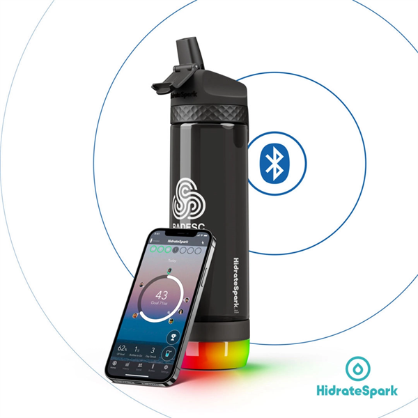 HidrateSpark® PRO Straw Tritan Water Bottle - 24oz - HidrateSpark® PRO Straw Tritan Water Bottle - 24oz - Image 1 of 14