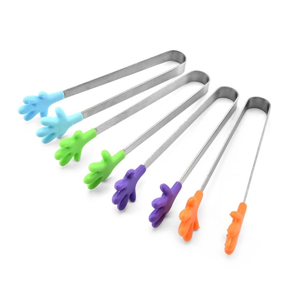 Silicone Mini Kitchen Tongs For Kids - Silicone Mini Kitchen Tongs For Kids - Image 0 of 4